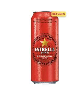 Пиво Estrella Damm 0.5 л